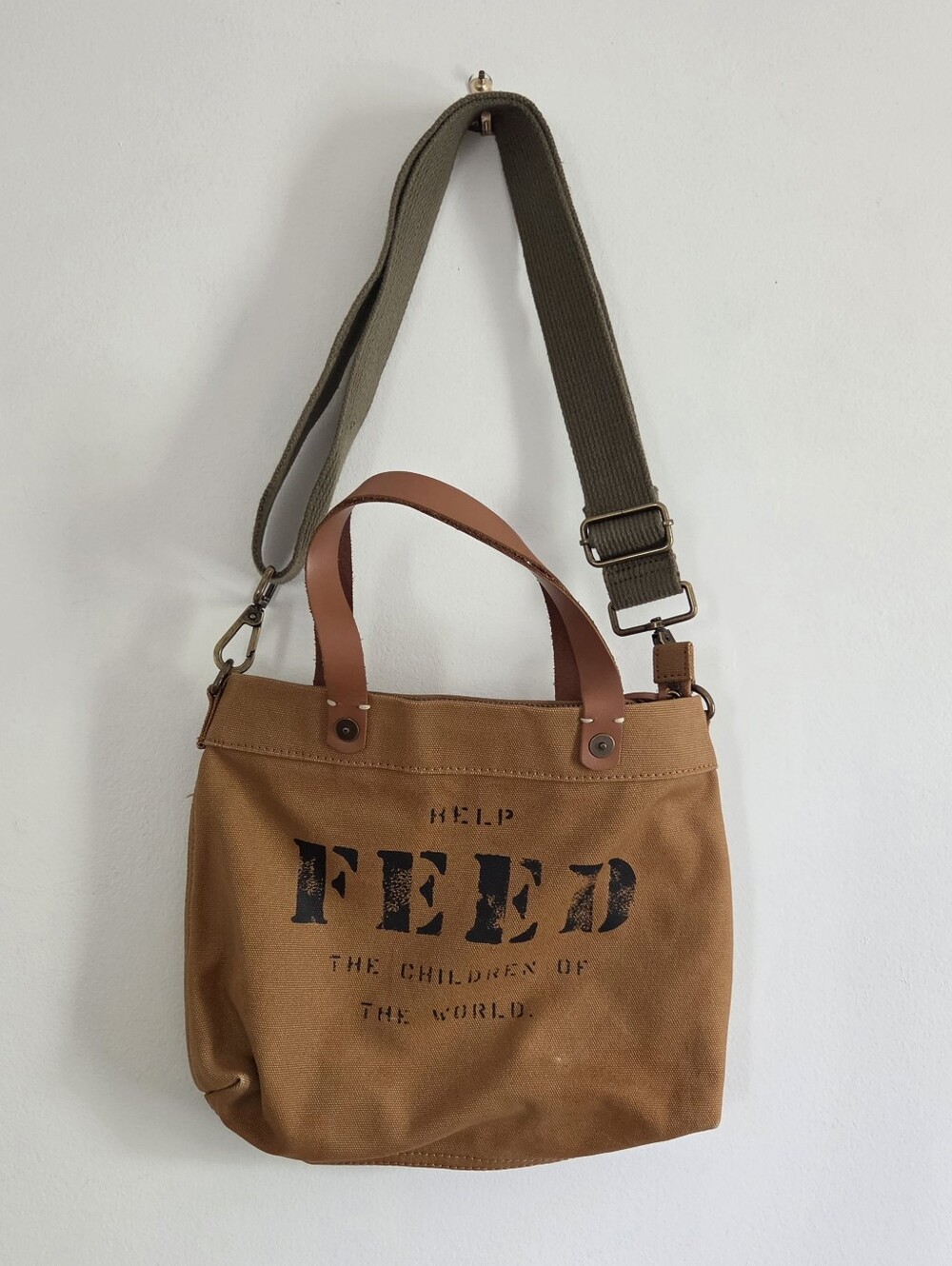 FEED The Children of the World Canvas Purse
